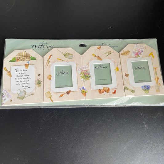Hallmark Nature's Sketchbook Marjolein Bastian Frame Set Holds 3 Wallet Size Pictures