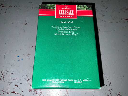 Hallmark Golf's My Bag 1990 Keepsake Ornament QX493-3