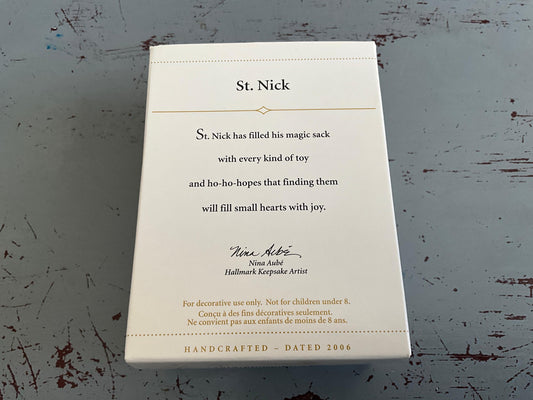 Hallmark St. Nick 2006 Keepsake Ornament PR3945
