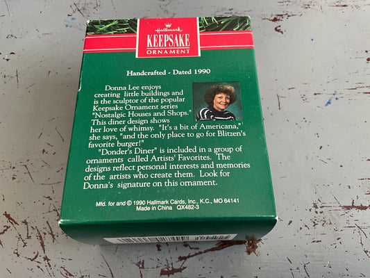 Hallmark Keepsake Ornament Donder's Diner 1990 QX482-3