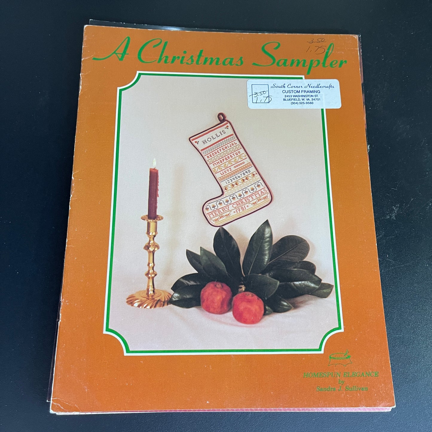 Homespun Elegance amazing lot of 5 vintage Christmas counted cross stitch charts see pictures and description*