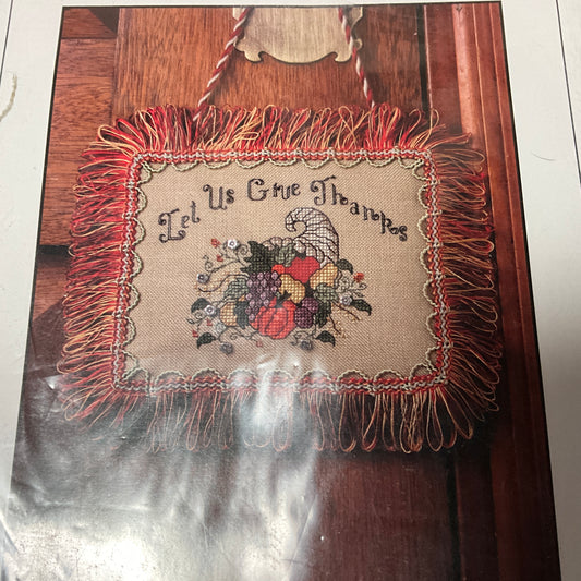 The Sweetheart Tree Thanksgiving The Knob Knocker Collection KK-7 cross stitch kit*