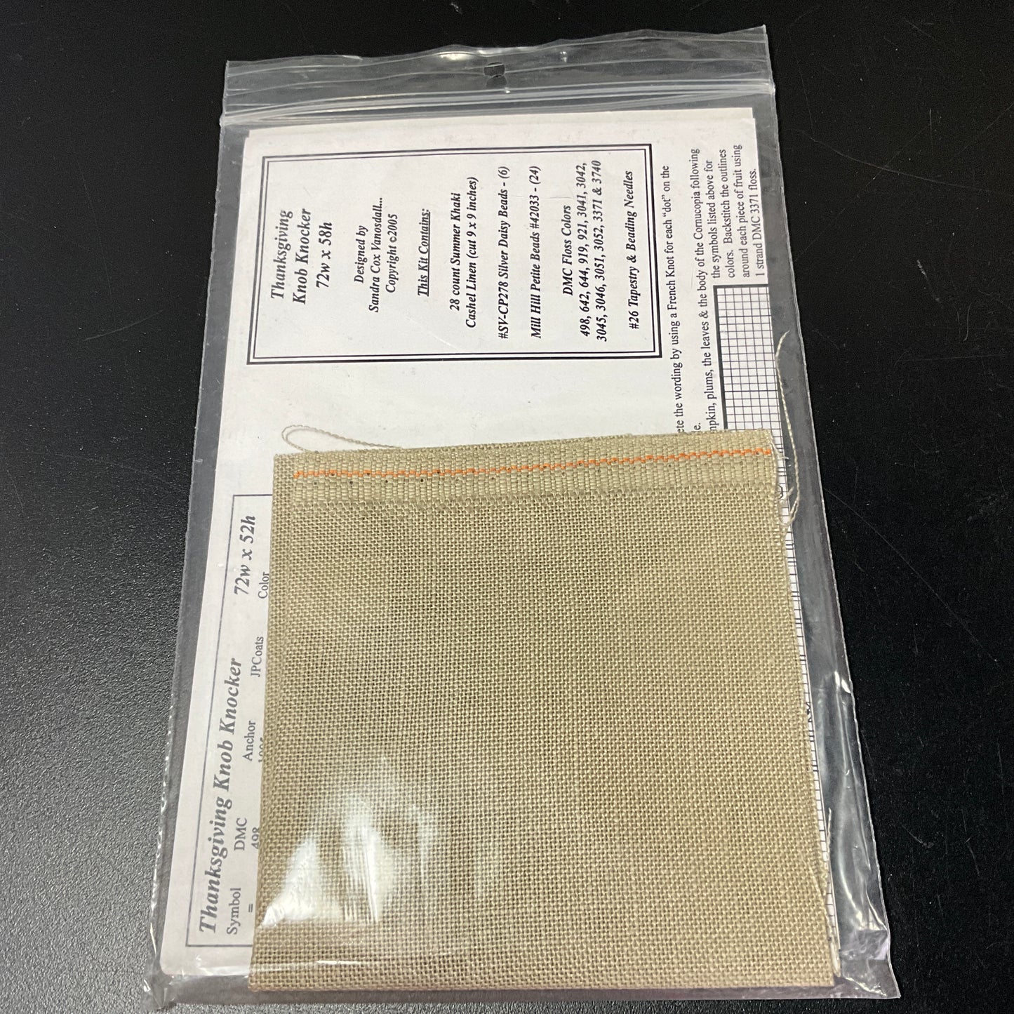 The Sweetheart Tree Thanksgiving The Knob Knocker Collection KK-7 cross stitch kit*