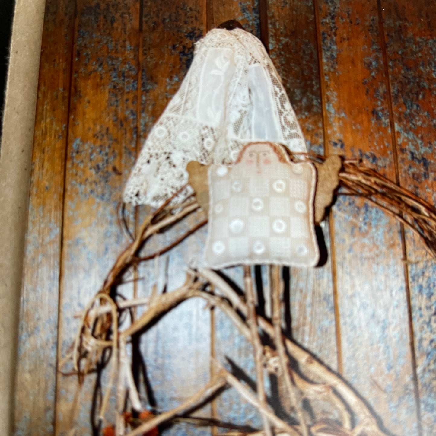 ewe and eye and friends Patchwork Angel cross stitch chart