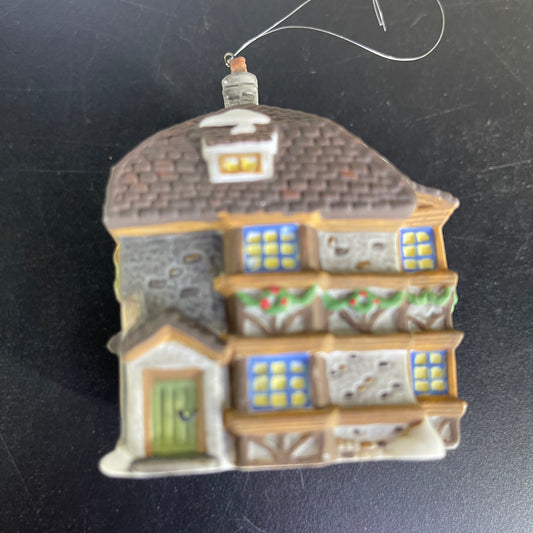 Department 56 John Falstaff Inn vintage 1996 Christmas ornament