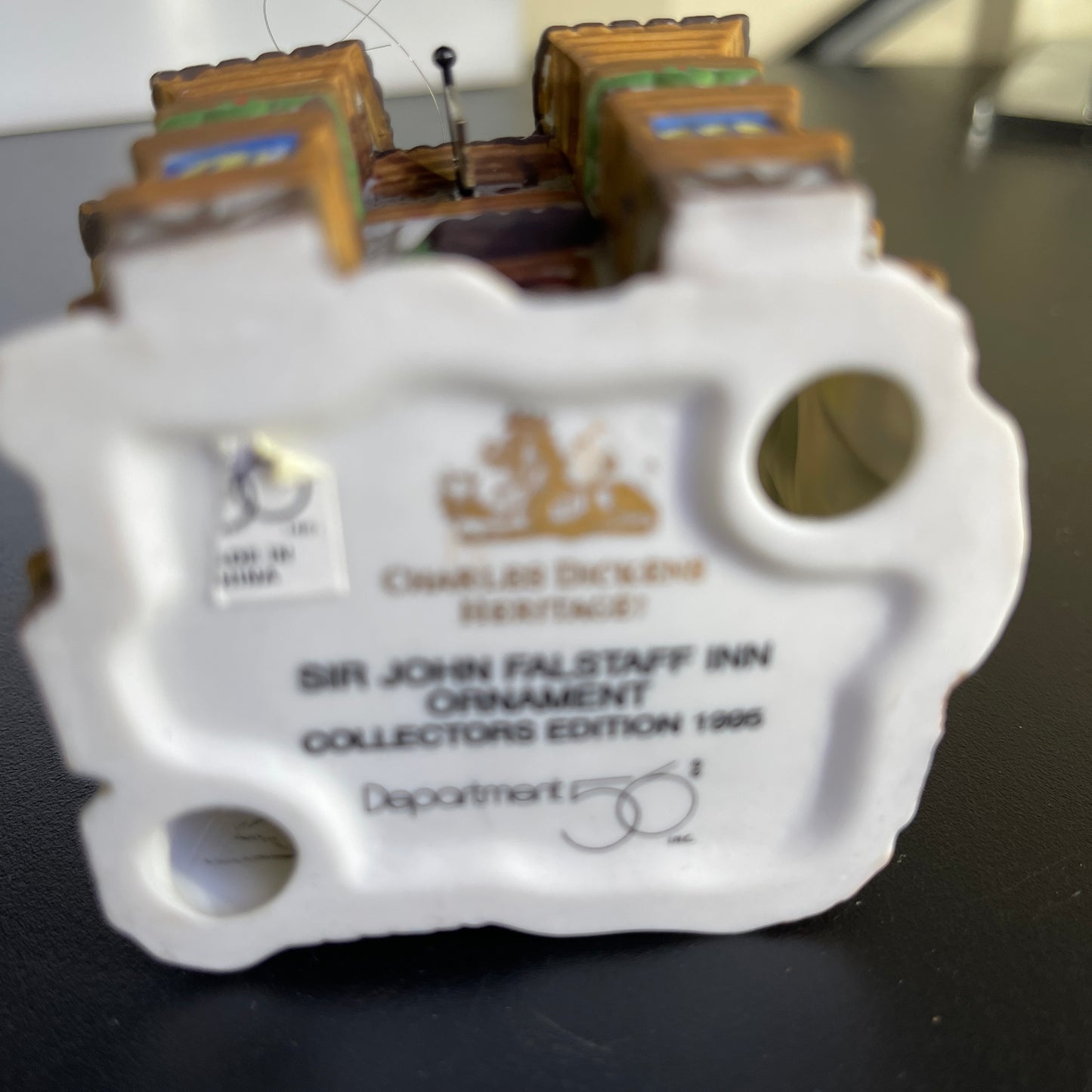 Department 56 John Falstaff Inn vintage 1996 Christmas ornament