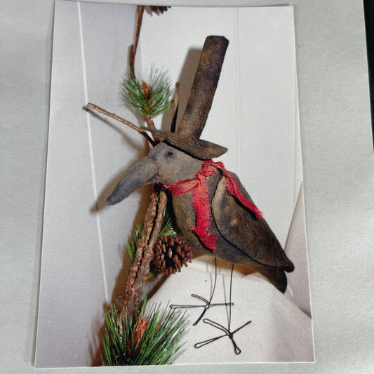 Ravens Haven Snow Raven craft patten