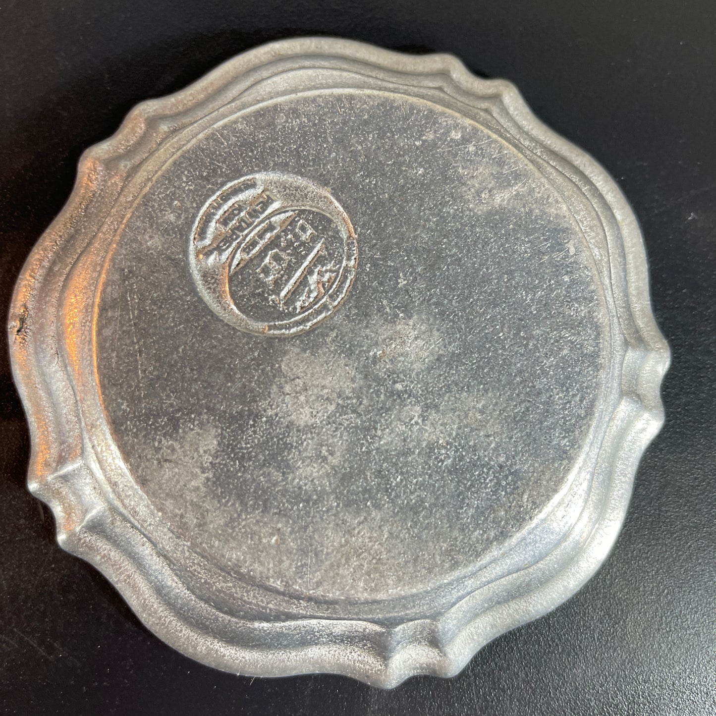 Handsome horse in bridle vintage cast aluminum trinket dish