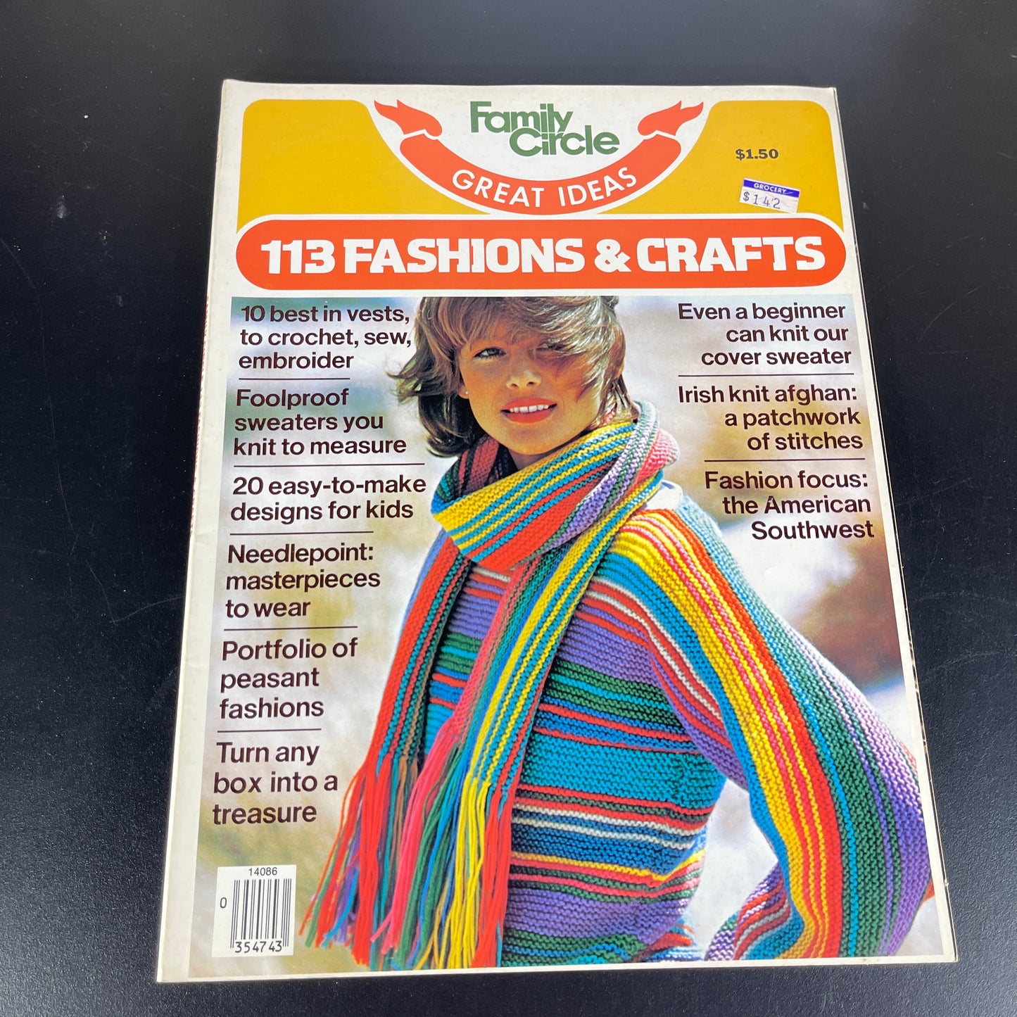 Family Circle Great Ideas Fashions & Crafts set of 3 vintage 1970s craft magazines*