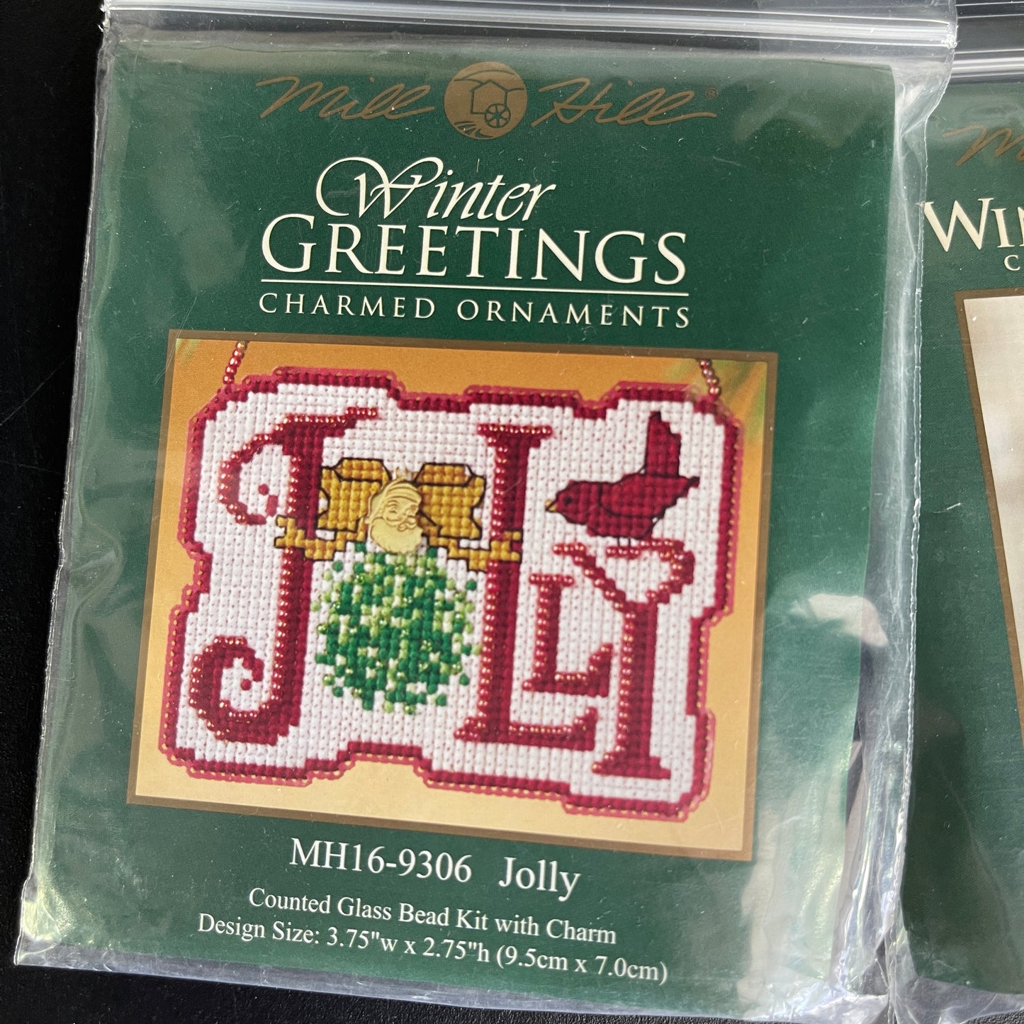 Mill Hill choice sets of 2 Christmas ornaments counted glass bead kits see pictures and variations*