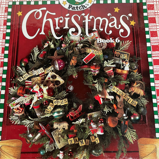 Leisure Arts Gooseberry Patch Christmas Book 6 vintage hardcover book