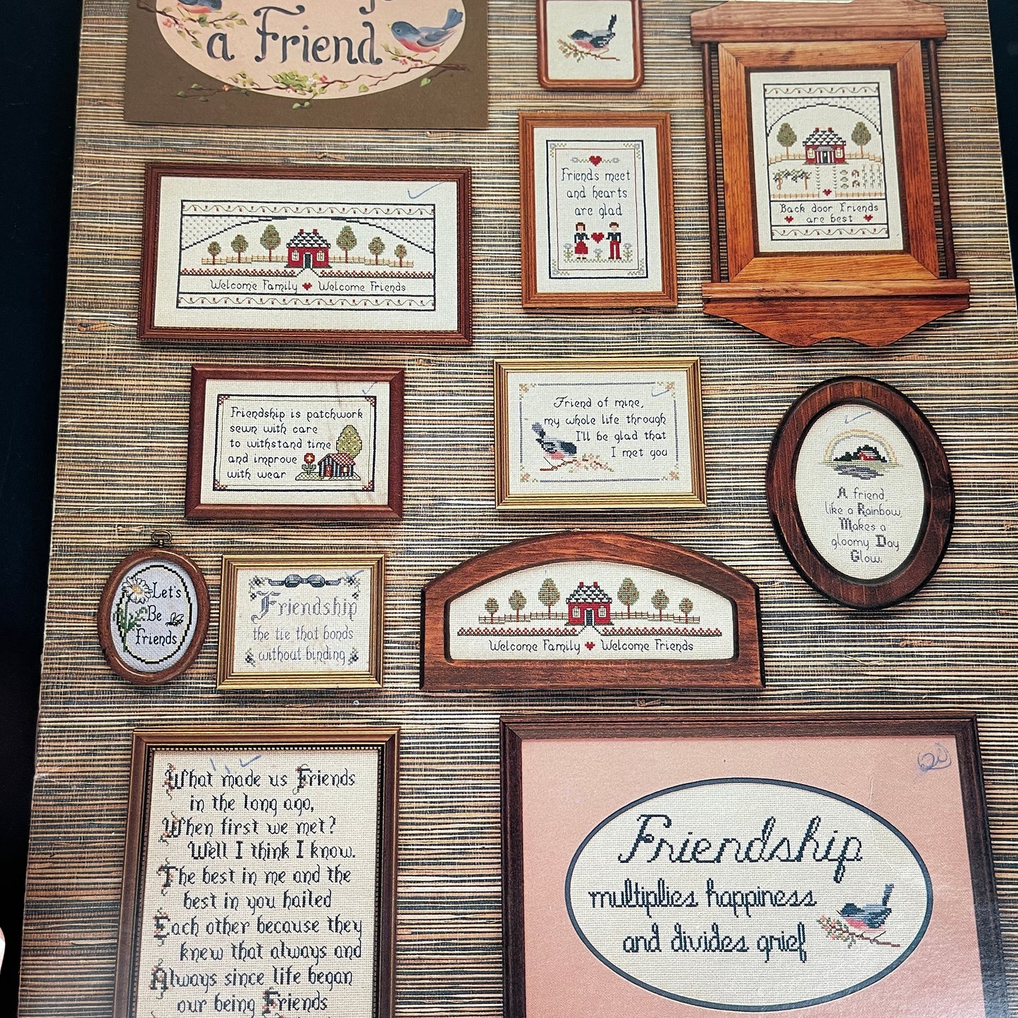 Harriett Tew Hotspot House choice vintage counted cross stitch charts see pictures and variations*