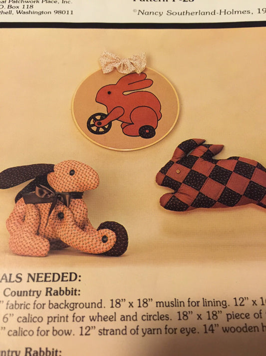 That Patchwork Place Country Rabbit Pattern P-23