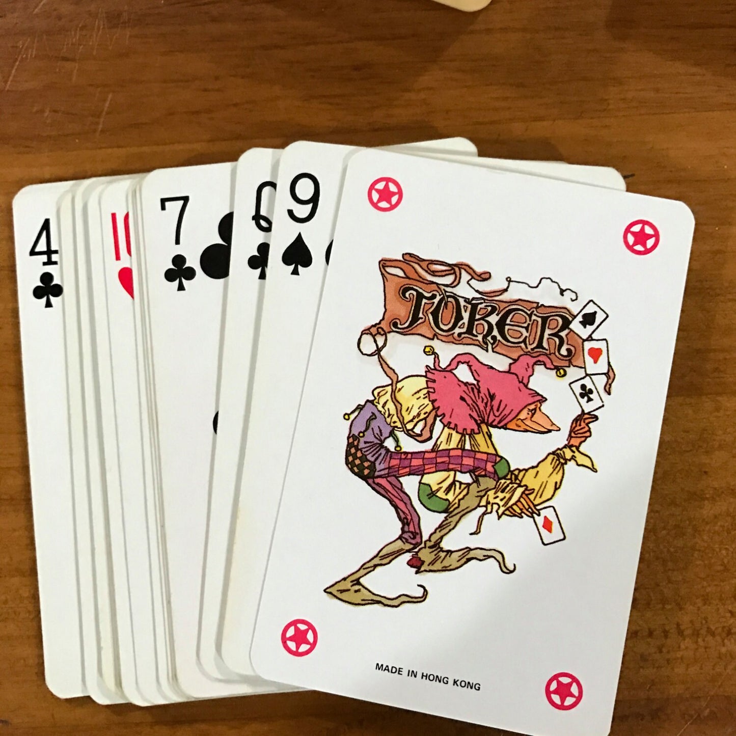 Alaska playing cards in plastic case, complete deck