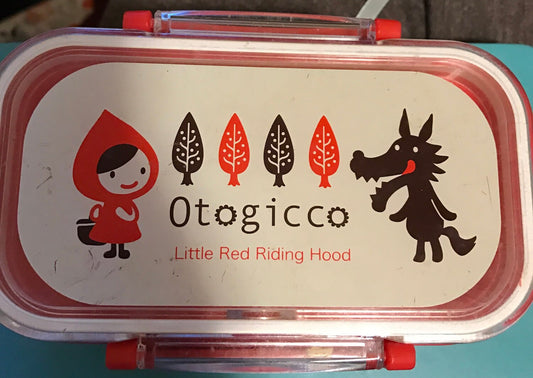 Otogicco Little Red Riding Hood, food container, vintage collectible kitchenware