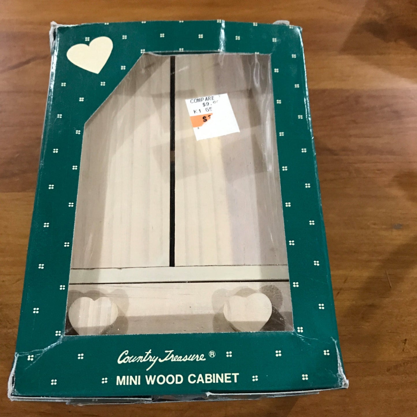 Country Treasure Mini Wood Cabinet