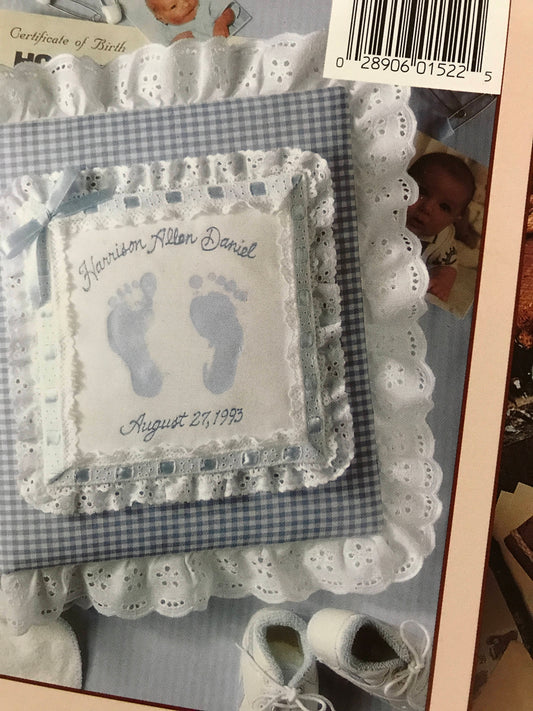 Vintage Leisure Arts Sew-No-More Fabric Albums leaflet 1522