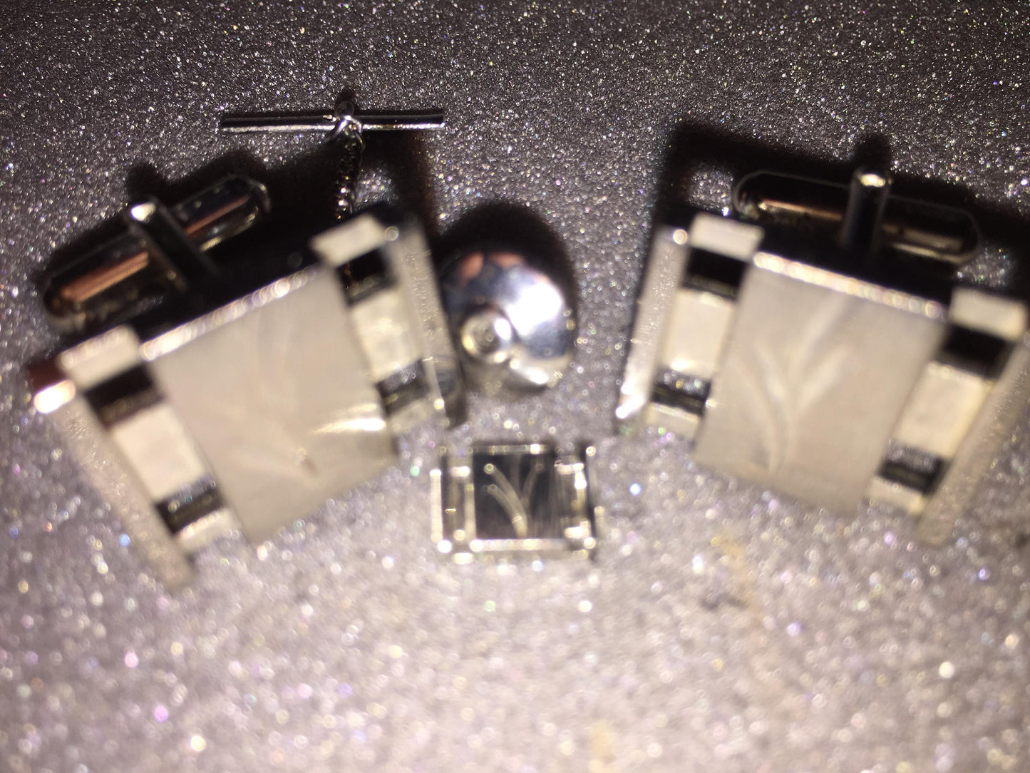 Cuff Links and Tie Tack Vintage Collectible Set