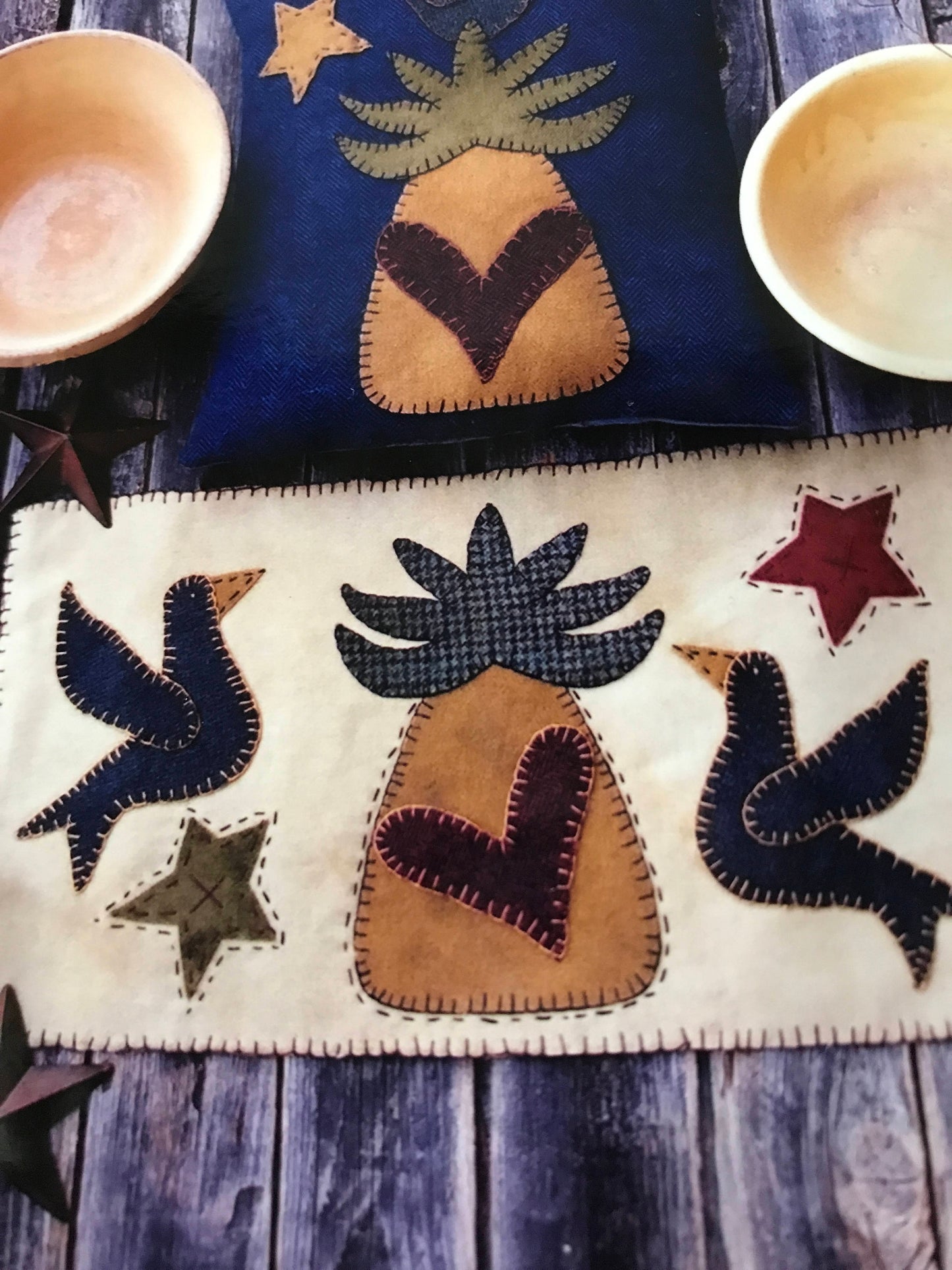 Meme's Quilts Primitive Pineapple pattern