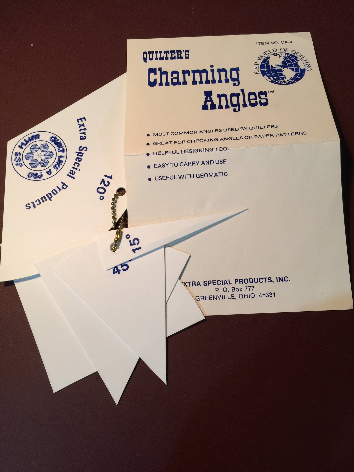 Quilters Charming Angles Quilting tools Extra Special Products, Inc.