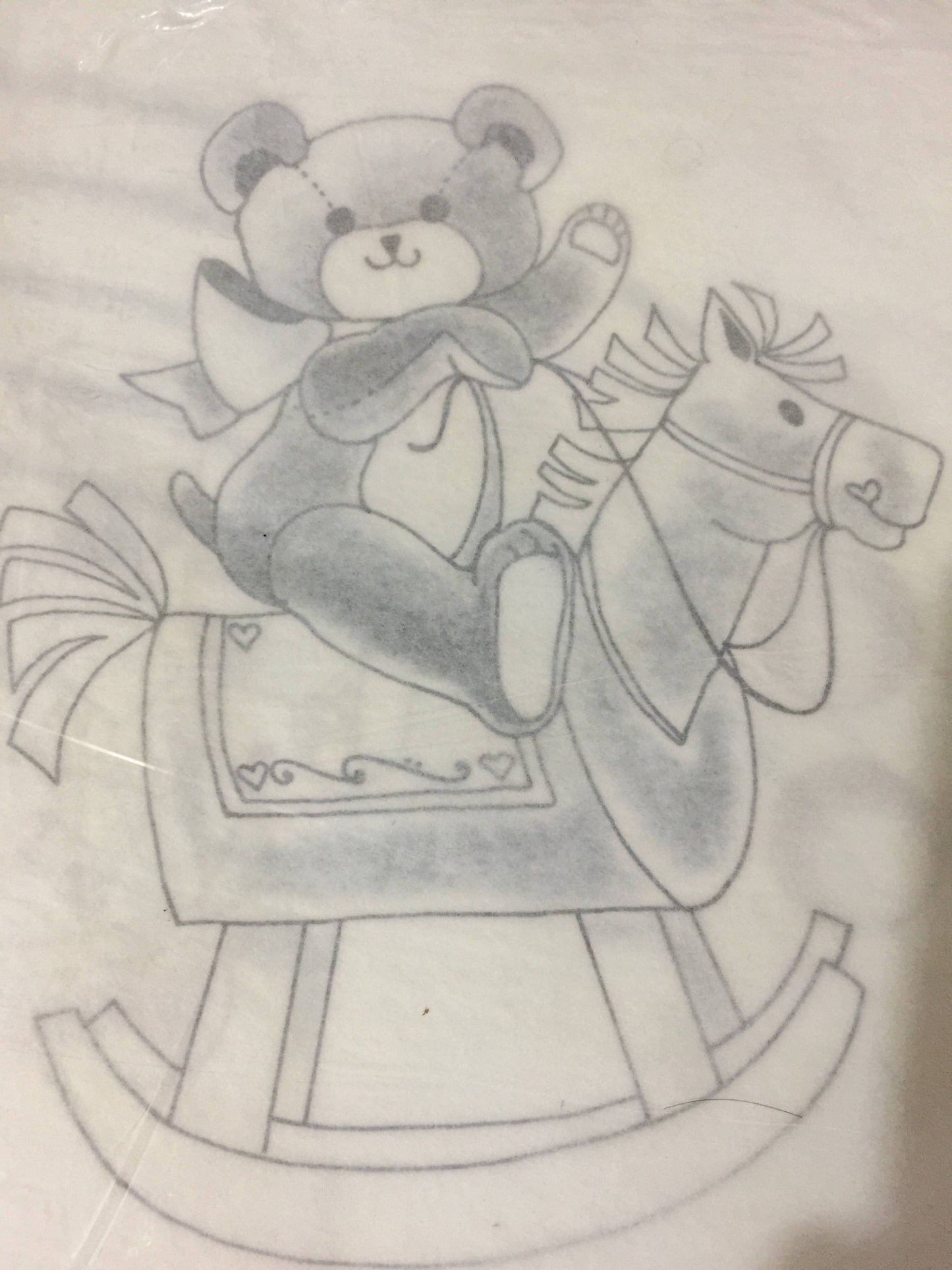 Vintage 1989 Dizzle "Bears" 14" x 17" Pre-Shaded Fashion Transfer #50001