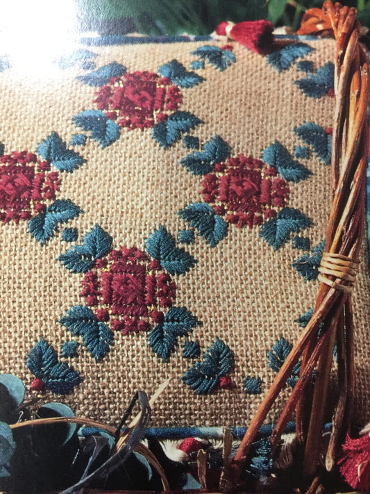 Vintage 1992 Madera "Garden Sampler' Liz Turner Designs Counted Needlework Book 6109 hard to find