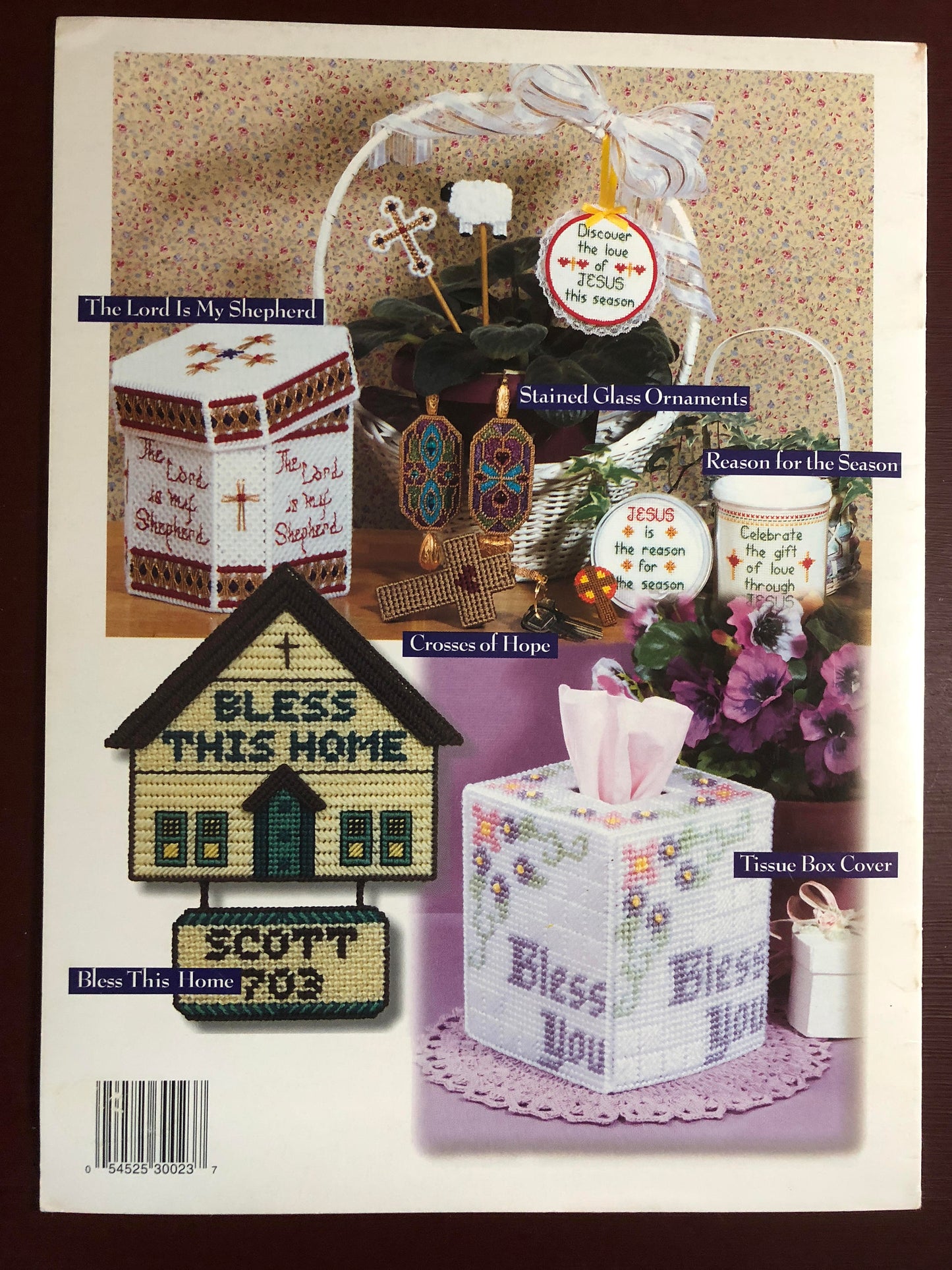 House of White Birches, Symbols of the Faith, Full Color Graphs , Plastic Canvas, Patterns