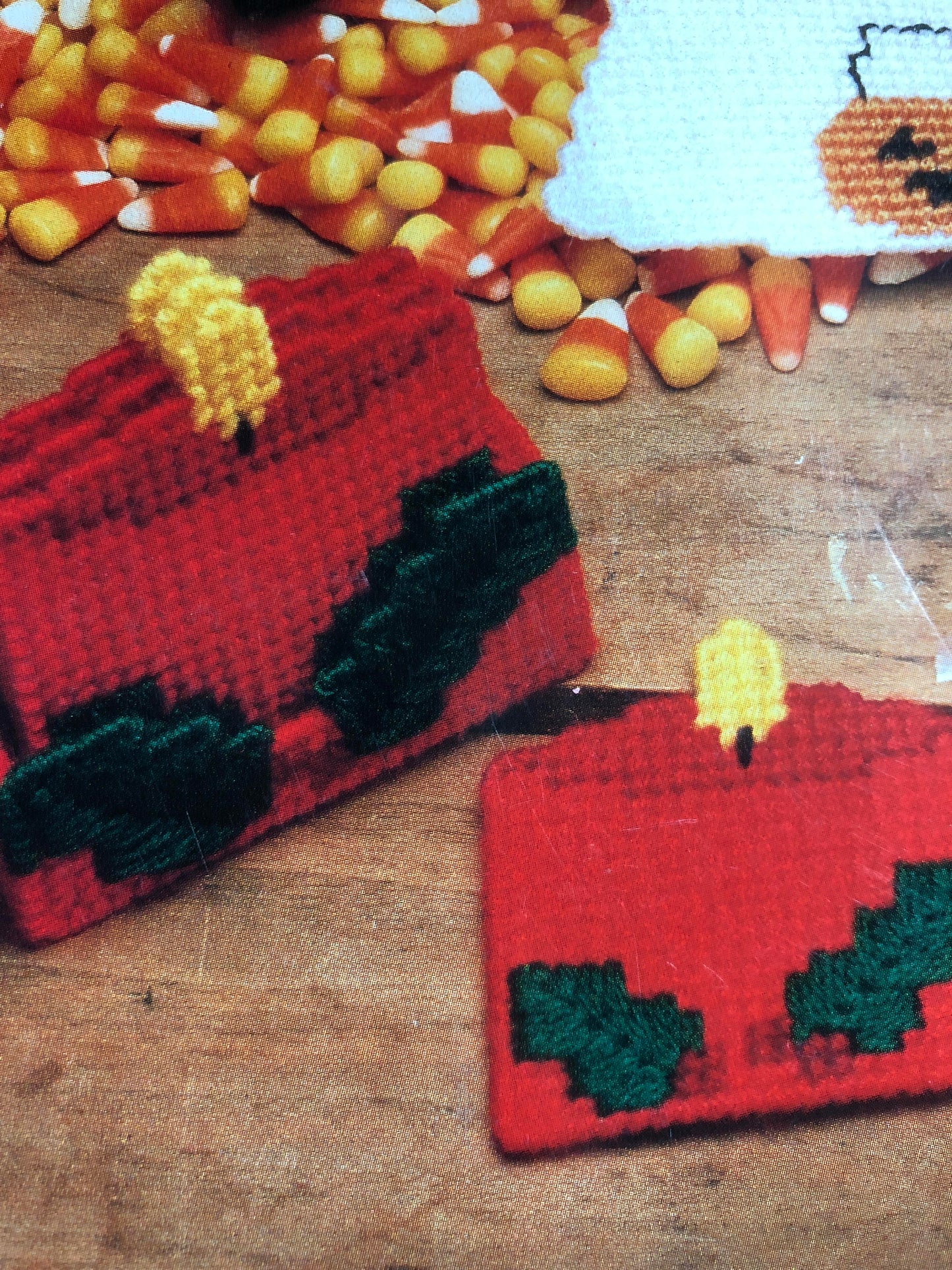 the Needlecraft Shop, Vintage 1995 Celebration Coasters Plastic Canvas Collectors Series , patterns