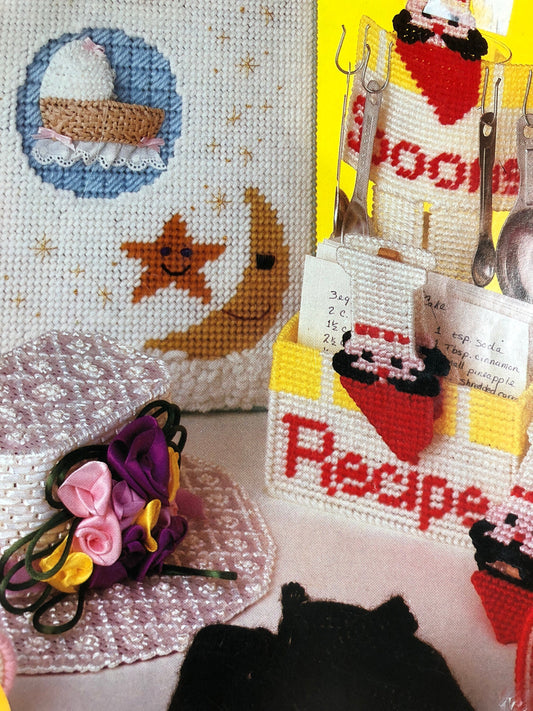 Vintage, 1987, More & More, Plastic Canvas, Patterns 87P20