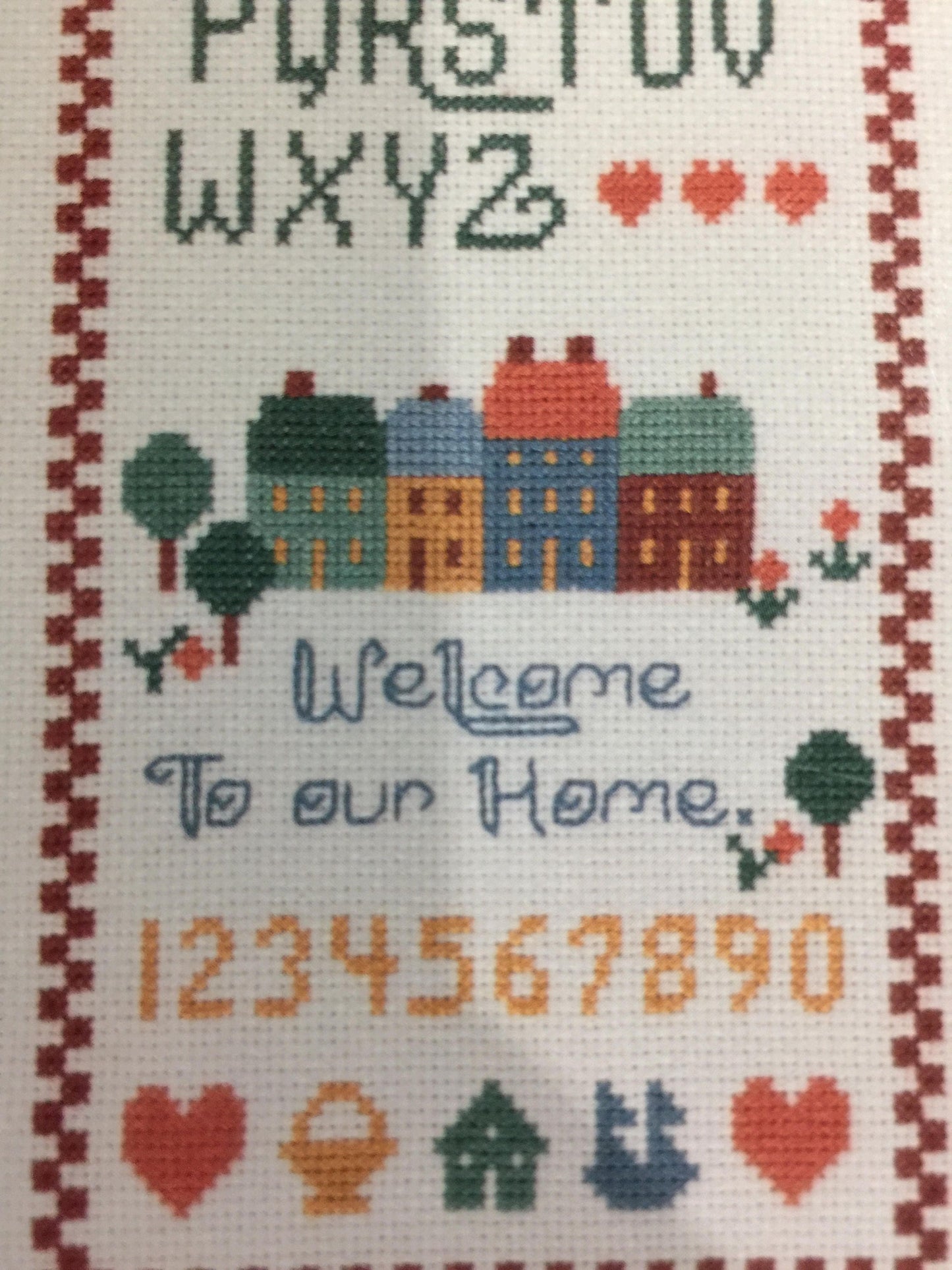 Vintage Barbara & Cheryl "Americana Sampler" Leaflet 10 counted cross stitch pattern