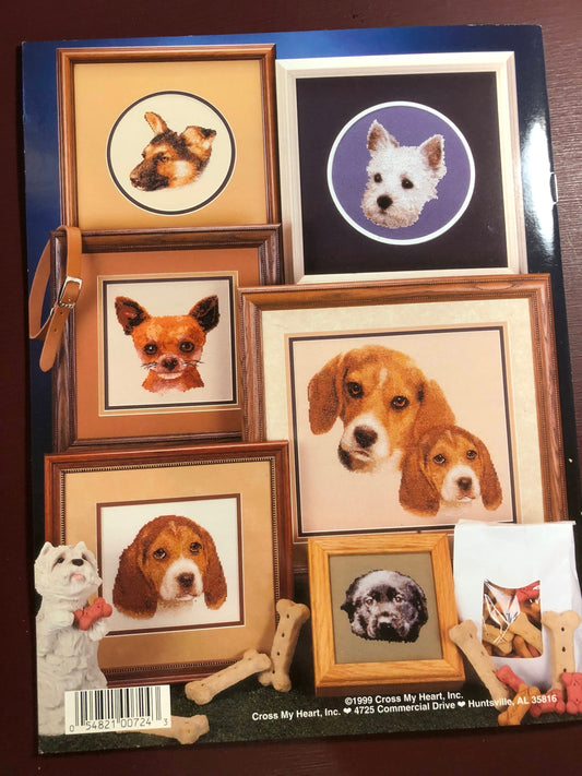 Cross My Heart, Moms and Pups, CSB 198, Counted Cross Stitch, Pattern Book