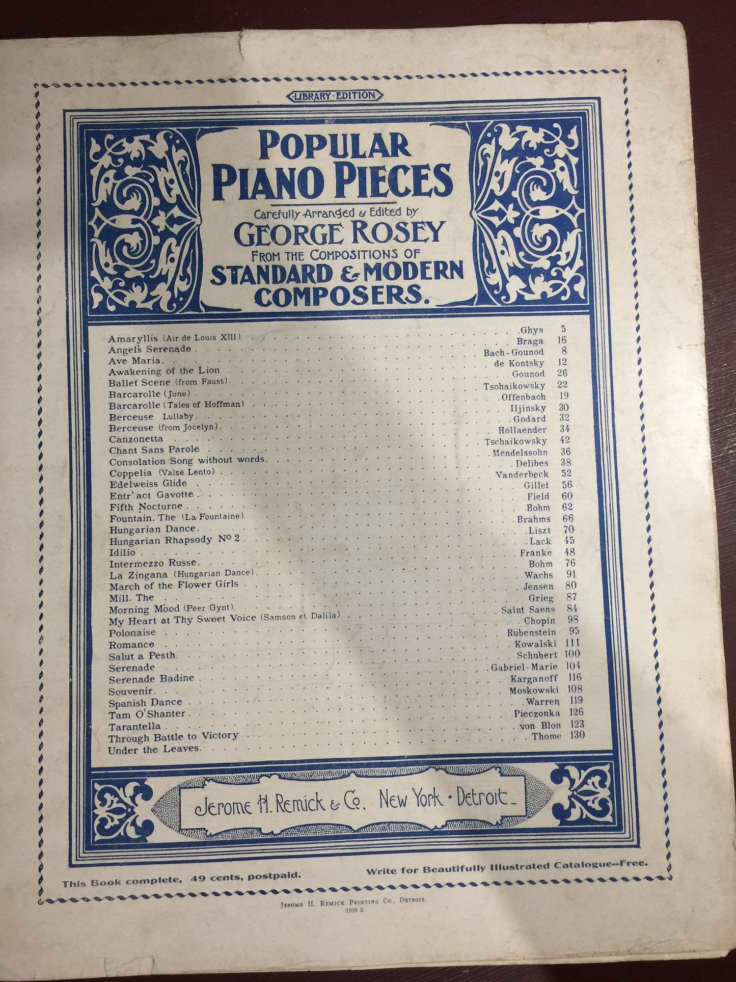 Heigh-Ho, Vintage 1910, Song by A. Seymour Brown and Nat. D. Ayer Music by Charles B. Dillingham's "The echo"