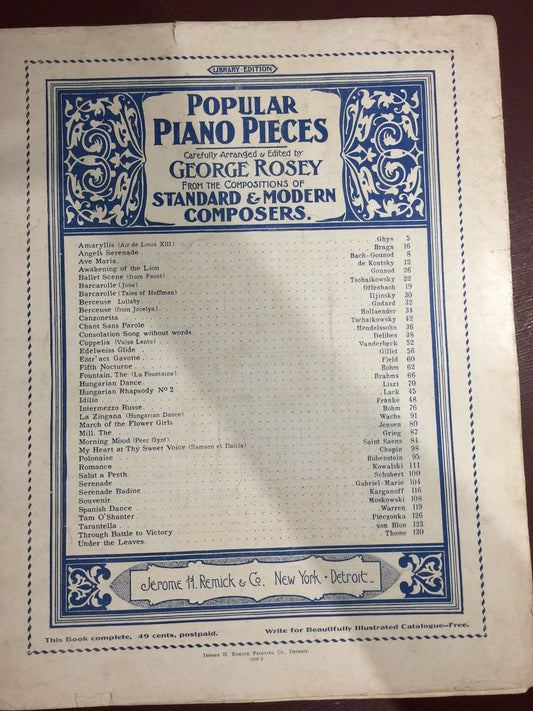 Heigh-Ho, Vintage 1910, Song by A. Seymour Brown and Nat. D. Ayer Music by Charles B. Dillingham's "The echo"