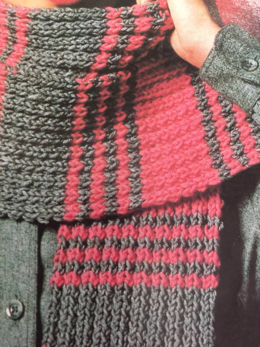 Vintage 1977 Red Heart "Weather Beaters" Coats & Clark Knitting Book 266