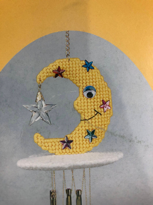 Vintage 1995 Windchimes, 9 New Plastic Canvas projects, Quick Count, designed by Sheri Lautenschlager 53006 patterns