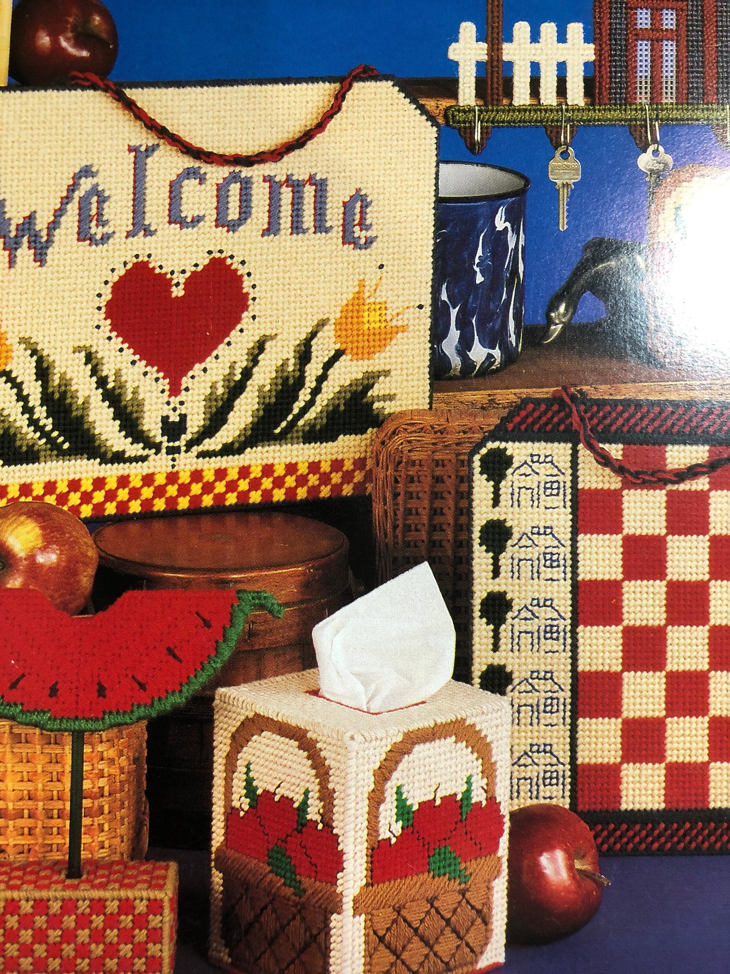 Phoenix, Country Canvas, 8 projects for Plastic Canvas, Vintage 1986, Pattern Book