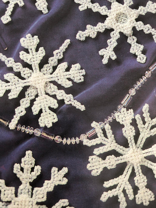 Vintage 1994, Leisure Arts, Snowflakes in Plastic Canvas, by Joan Green, Create Your Own Snowflakes Leaflet 1537
