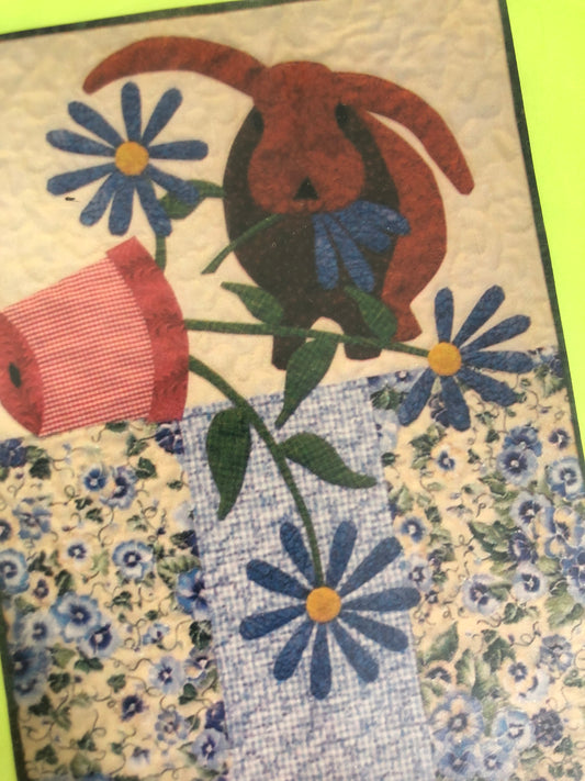 When Harry Met Daisy, Imagination Unleashed, Quilt Pattern 18.5 by 36.5 Inches Hard To Find