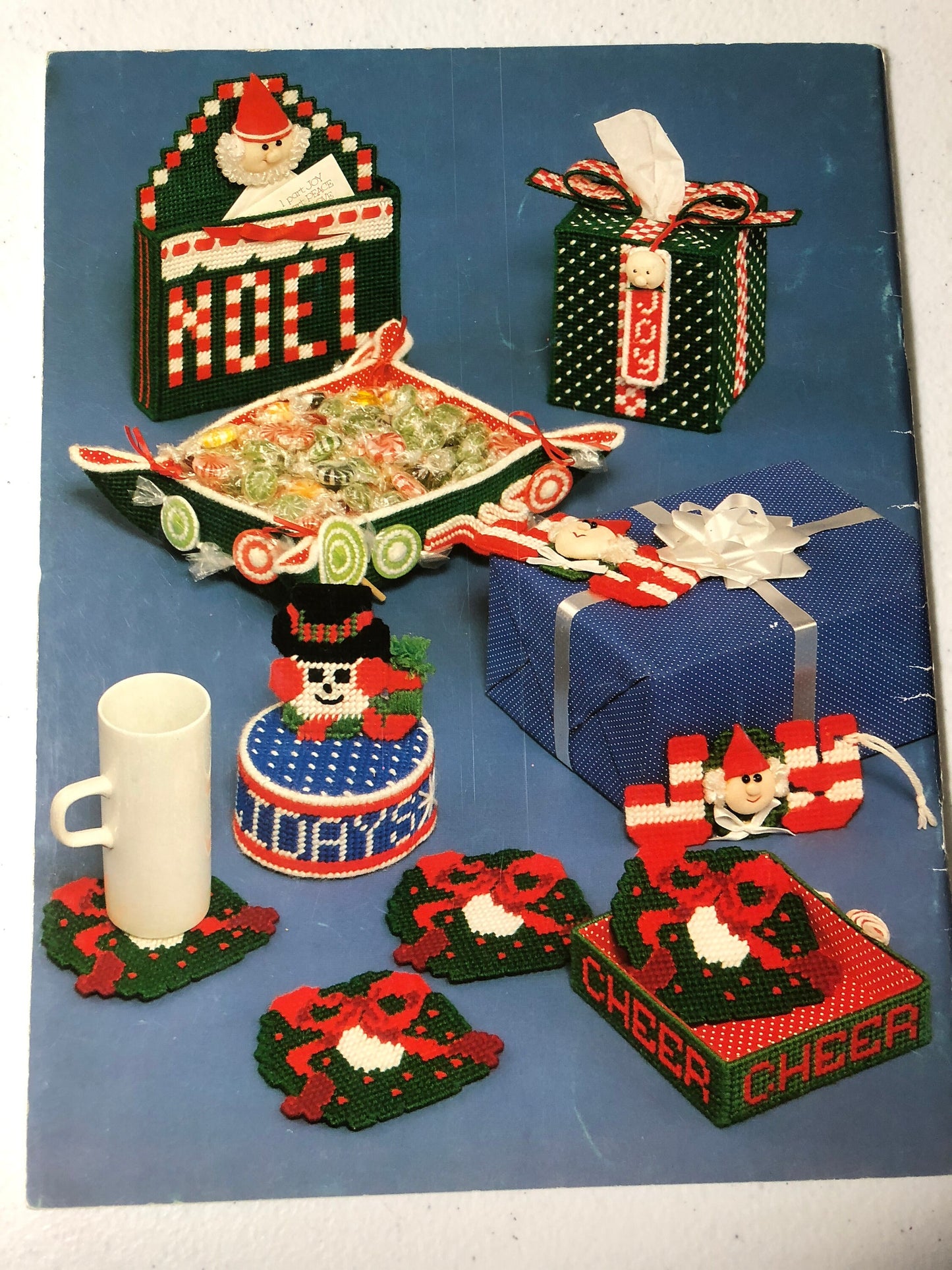 Kount on Kappie, Vintage 1982 Plastic Treasures, for Plastic Canvas design Book 108, 12 Projects!