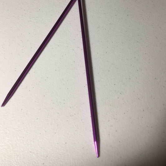 Pair of Boyle Metal Knitting Needles Boyle 9 U.S.A.