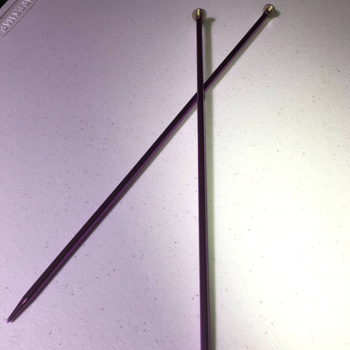 Pair of Boyle Metal Knitting Needles Boyle 9 U.S.A.