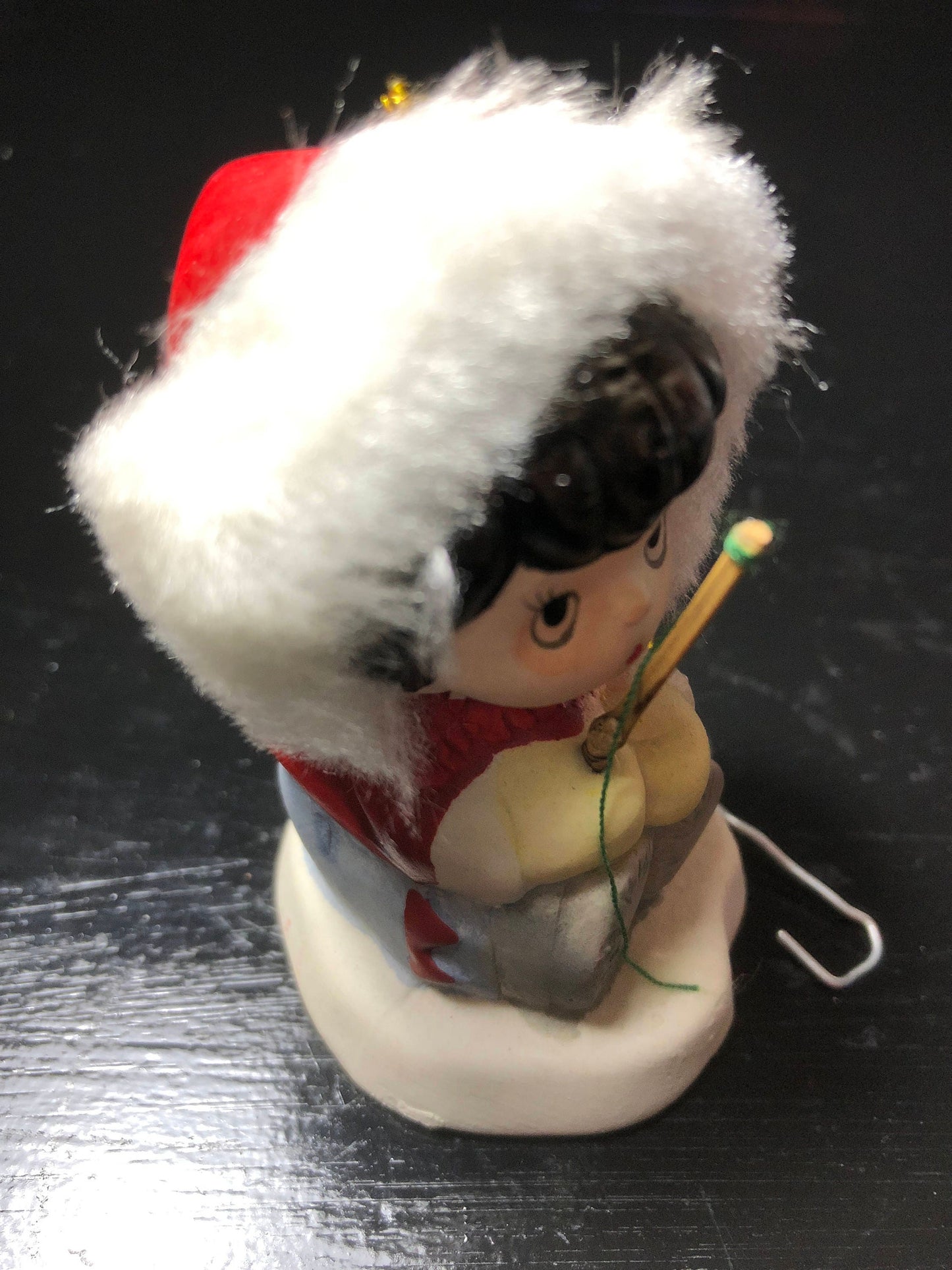 Jolly Jingles, Collector Bell Ornament, Hand Painted Porcelain Bisque