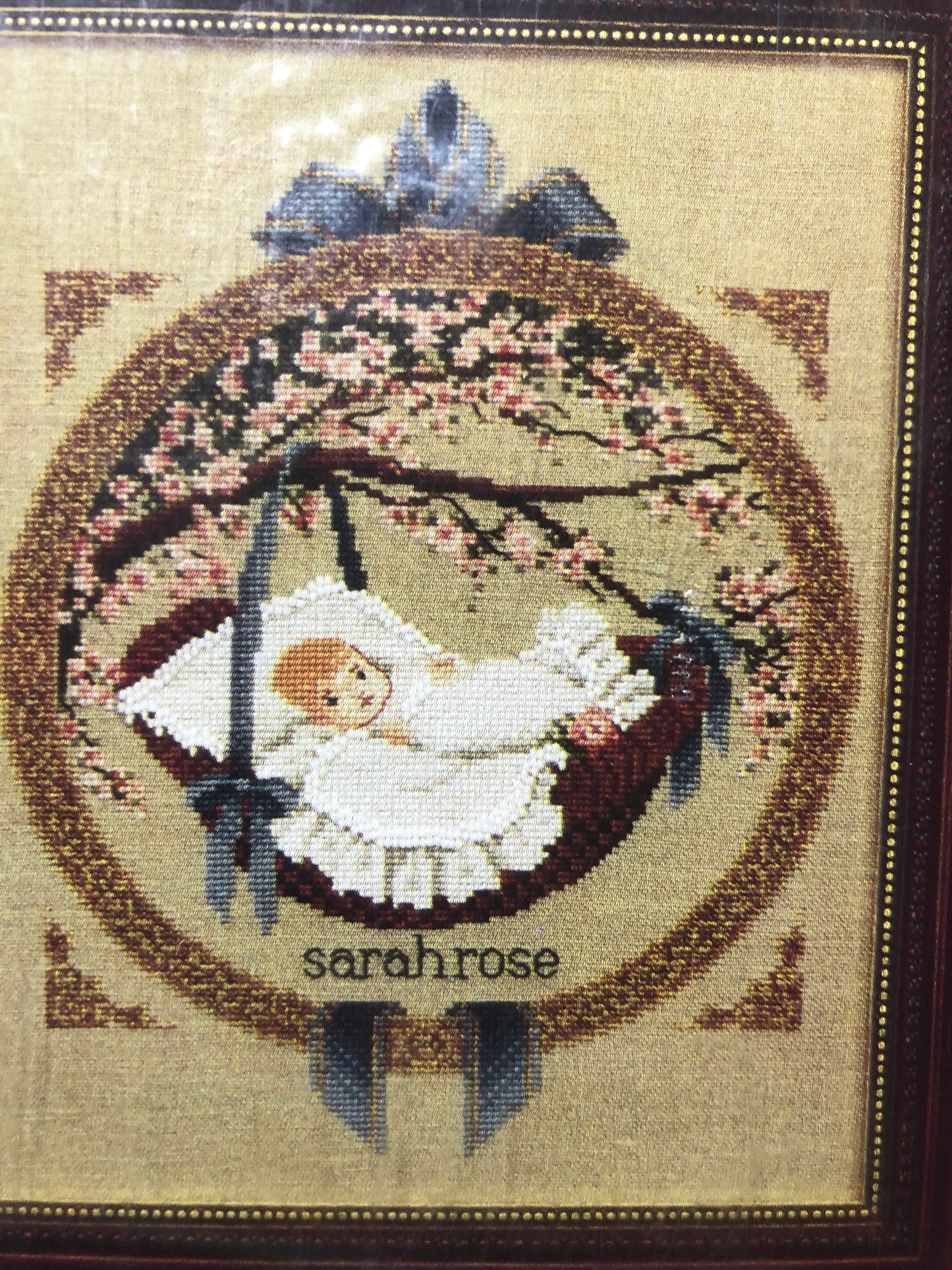 Butternut Road, New Baby, Stitch Count 160 by 126, Vintage, Counted, Cross Stitch Pattern