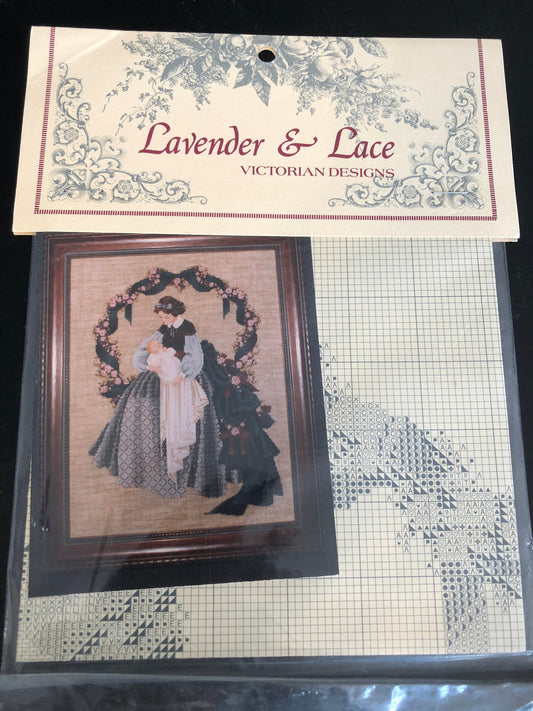 Lavender & Lace Victorian Designs Counted Cross Stitch Pattern "Sweet Dreams" designed by Marilyn Leavitt-Imblum