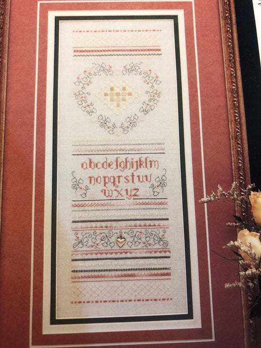 The Sweetheart Tree, Hearts 'N Hardinger, Sandra Cox Vanosdall, Vintage 1996, Counted Cross Stitch Pattern