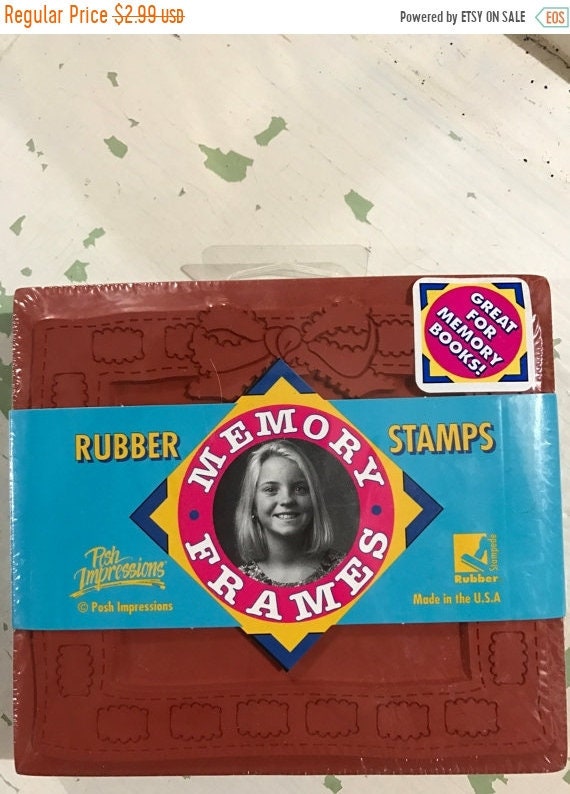 Memory Frames Rubber Stamp frame pattern for picture