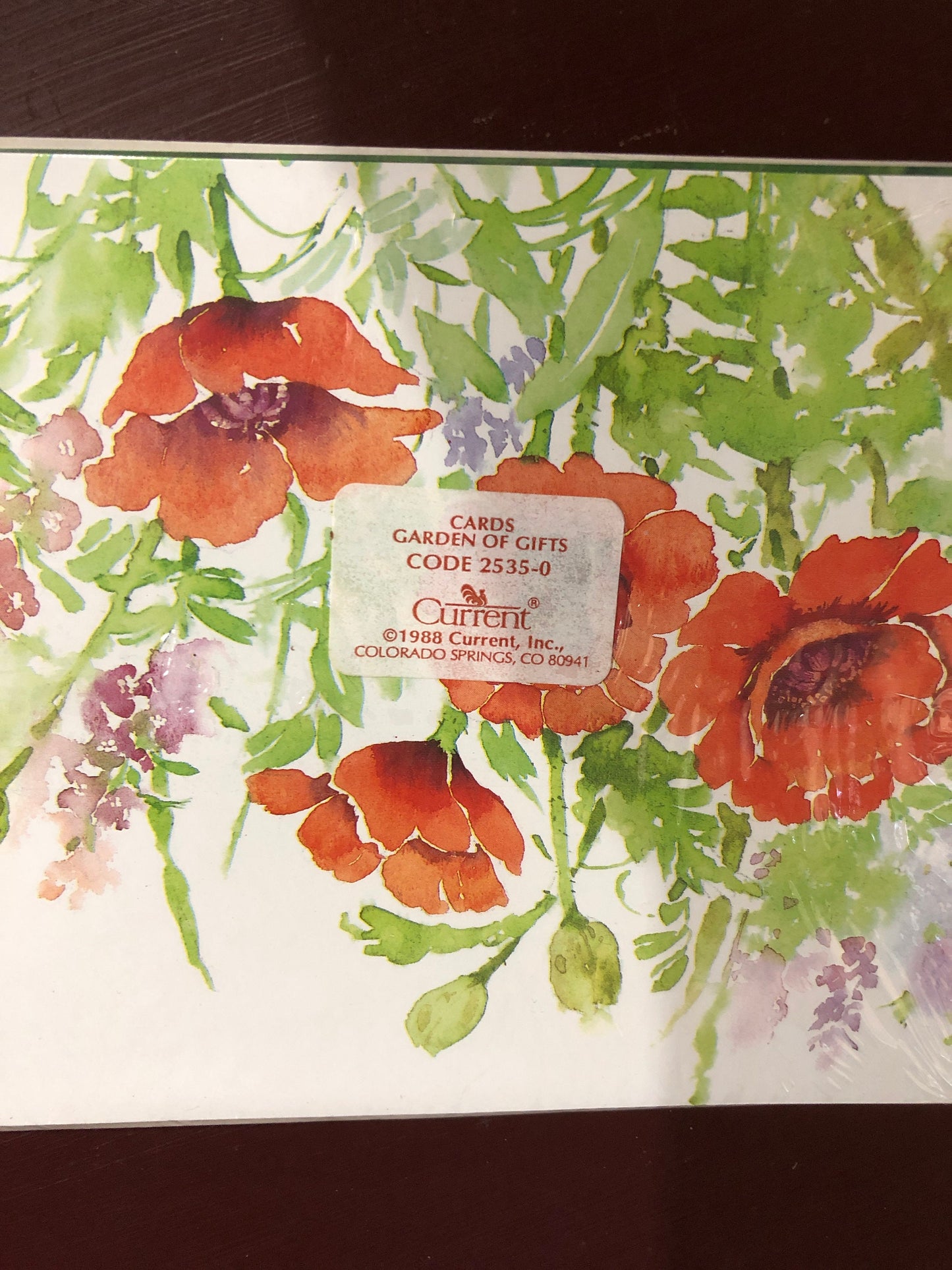 Current, Gallery of Gifts, Vintage Collectible 1988, Note Cards, Pack of 5 cards