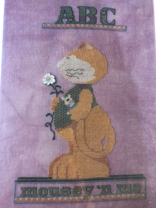 Mosey N' Me, Vintage 1997, Counted, Cross Stitch Pattern, Stitch Count 99 by 154