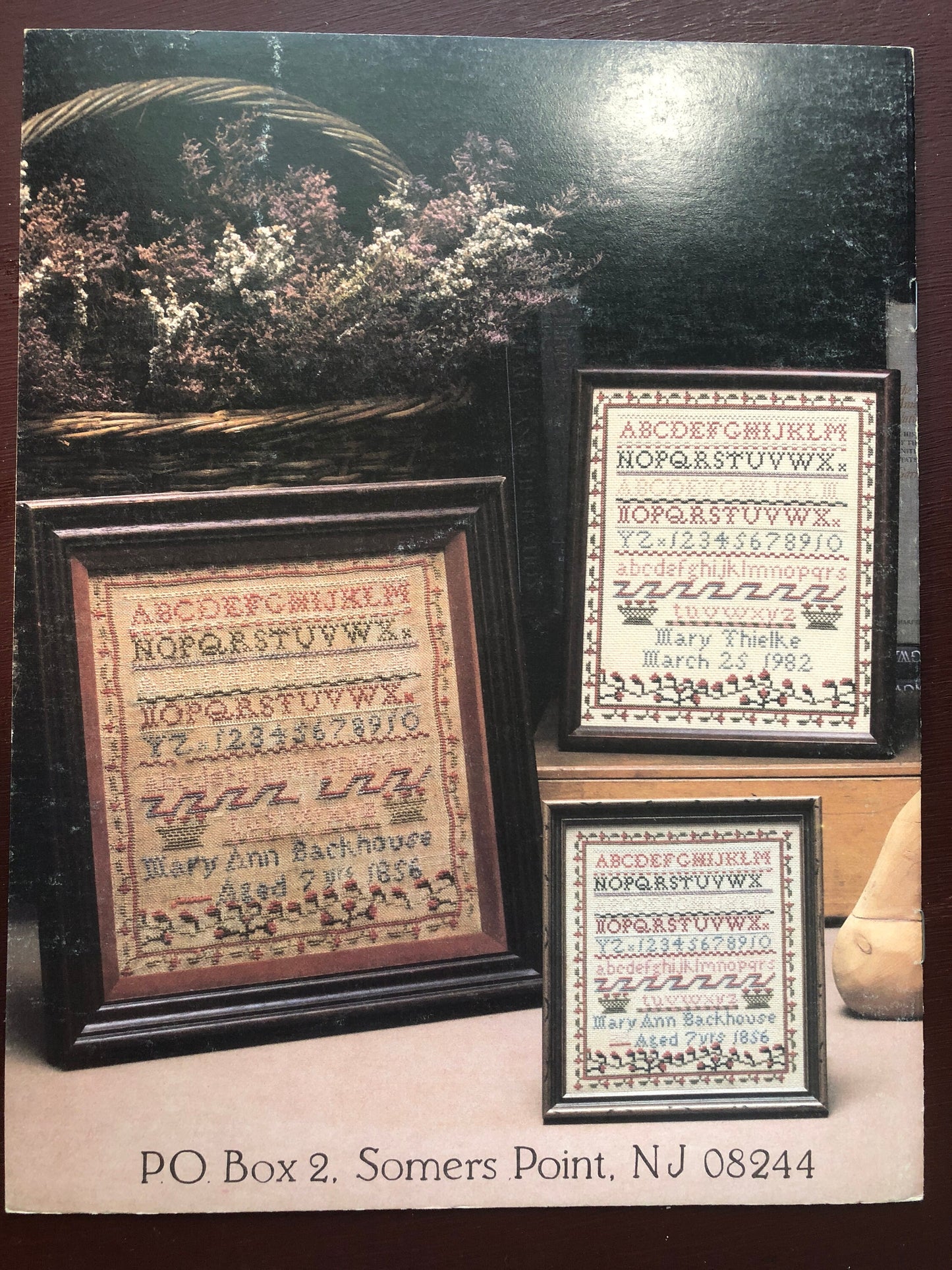 The Farish Sampler Treasury, The Mary Backhouse Sampler, Vintage 1982, Counted Cross Stitch Patterns