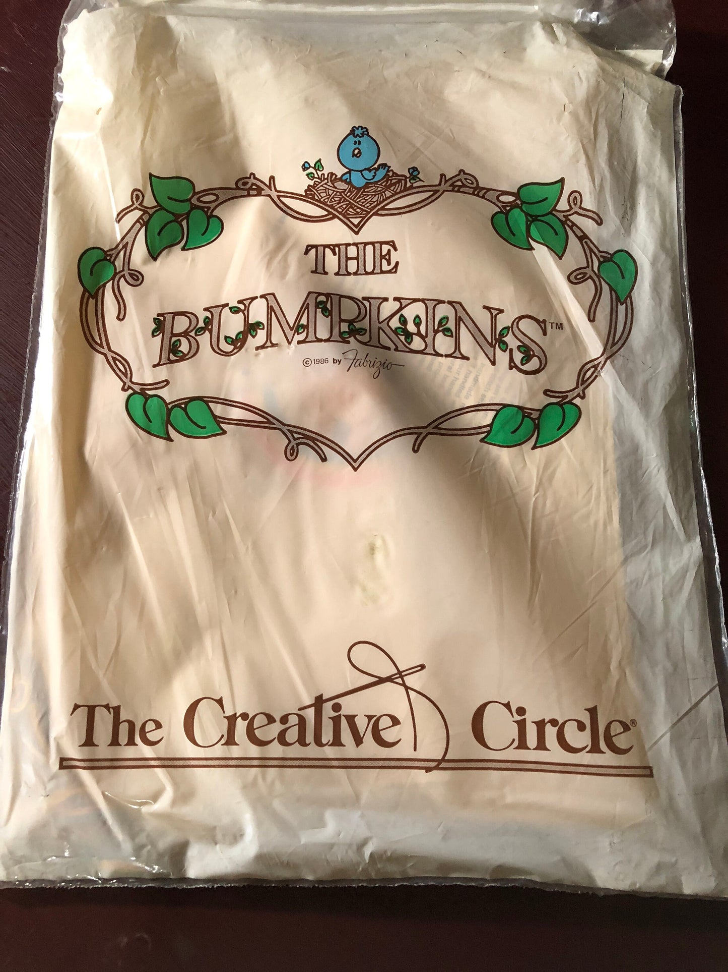 The Creative Circle, The Bumpkin's, Rainbow Day, 0244, Vintage, Embroidery Kit, 5 by 7 Inches